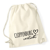 Turnbeutel Cloppenburg verliebt 12 Liter