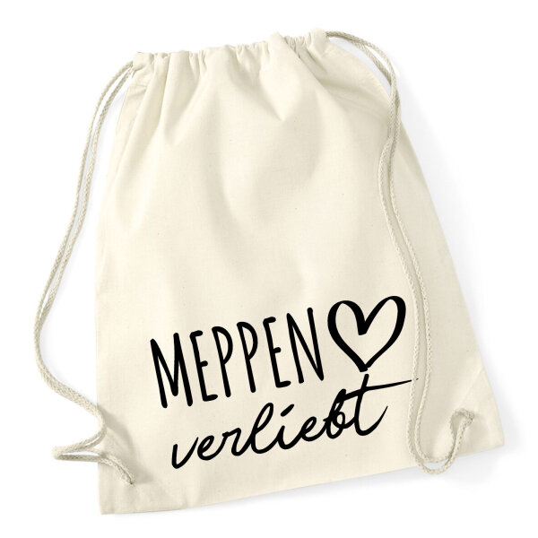 Turnbeutel Meppen verliebt 12 Liter