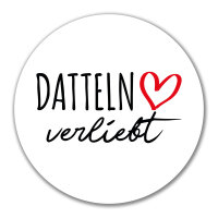 Aufkleber Datteln verliebt 10cm Sticker