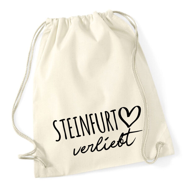 Turnbeutel Steinfurt verliebt 12 Liter