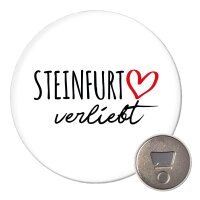 Magnet Steinfurt verliebt 59mm K&uuml;hlschrankmagnet