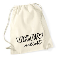 Turnbeutel Viernheim verliebt 12 Liter