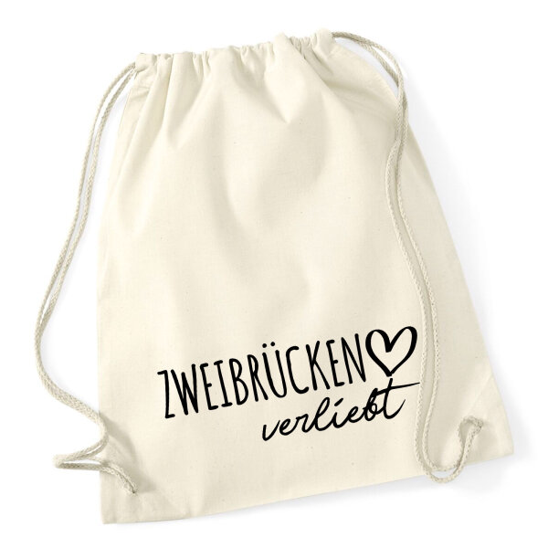 Turnbeutel Zweibrücken verliebt 12 Liter