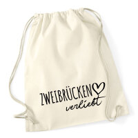 Turnbeutel Zweibrücken verliebt 12 Liter