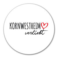 Aufkleber Kornwestheim verliebt 10cm Sticker