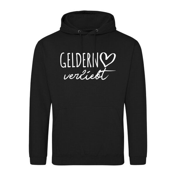 Unisex Hoodie Geldern verliebt Größe S-3XL