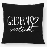 Kissen Geldern verliebt 40x40cm