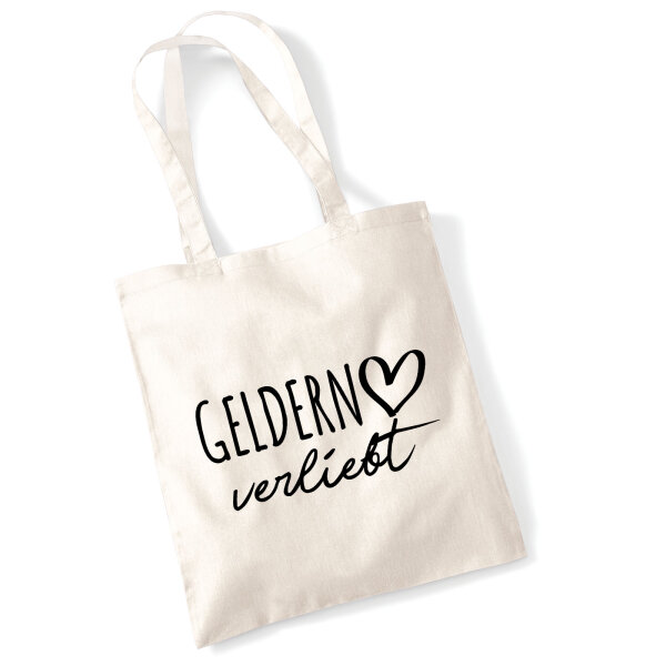 Jutebeutel Geldern verliebt 10 Liter