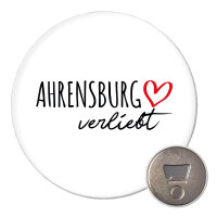 Magnet Ahrensburg verliebt 59mm Flaschenöffner