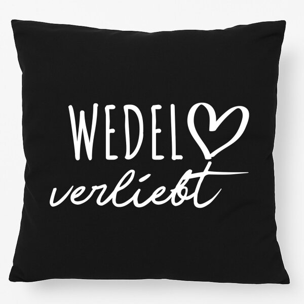 Kissen Wedel verliebt 40x40cm
