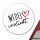 Aufkleber Wedel verliebt 10cm Sticker