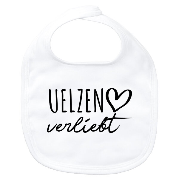 Baby Lätzchen Uelzen verliebt Klettverschluss