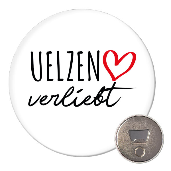Magnet Uelzen verliebt 59mm Flaschenöffner