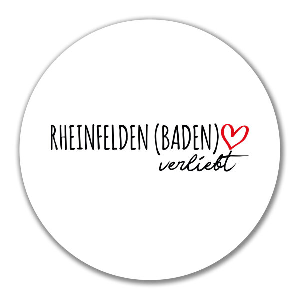 Aufkleber Rheinfelden Baden verliebt 10cm Sticker