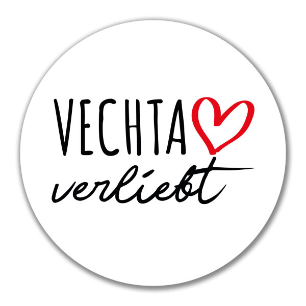 Aufkleber Vechta verliebt 10cm Sticker