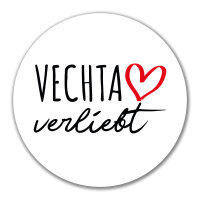 Aufkleber Vechta verliebt 10cm Sticker