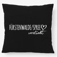 Kissen Fürstenwalde/Spree verliebt 40x40cm