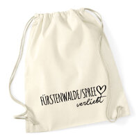 Turnbeutel Fürstenwalde/Spree verliebt 12 Liter