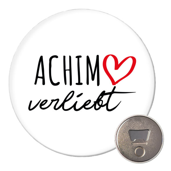 Magnet Achim verliebt 59mm Flaschenöffner