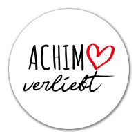 Aufkleber Achim verliebt 10cm Sticker