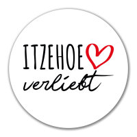 Aufkleber Itzehoe verliebt 10cm Sticker
