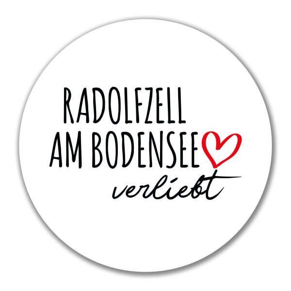 Aufkleber Radolfzell am Bodensee verliebt 10cm Sticker