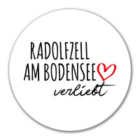 Aufkleber Radolfzell am Bodensee verliebt 10cm Sticker