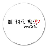 Aufkleber Oer-Erkenschwick verliebt 10cm Sticker