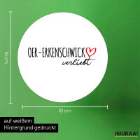 Aufkleber Oer-Erkenschwick verliebt 10cm Sticker