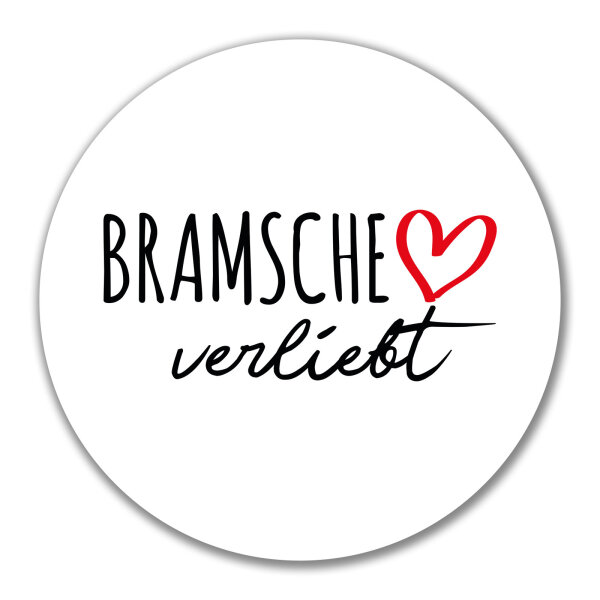 Aufkleber Ganderkesee verliebt 10cm Sticker