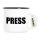 Emaille Tasse Press Schriftzug 300ml Vintage Emaille Becher