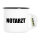 Emaille Tasse Notarzt Schriftzug 300ml Vintage Emaille Becher