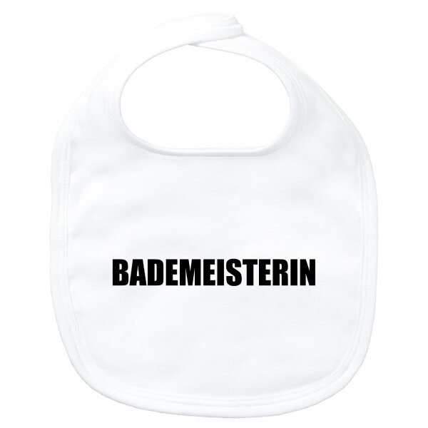Baby Lätzchen Bademeisterin Schriftzug