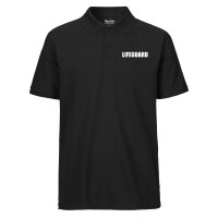 Herren Polo Shirt Lifeguard Schriftzug Größe...