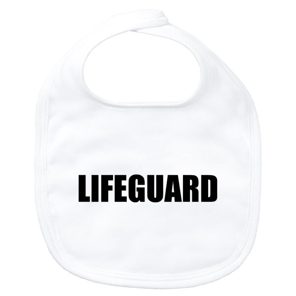 Baby Lätzchen Lifeguard Schriftzug