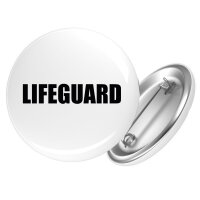 Button Lifeguard Schriftzug