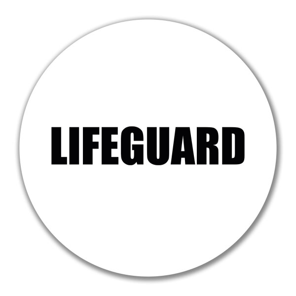 Aufkleber Lifeguard Schriftzug 10cm Sticker