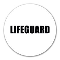 Aufkleber Lifeguard Schriftzug 10cm Sticker