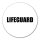 Aufkleber Lifeguard Schriftzug 10cm Sticker