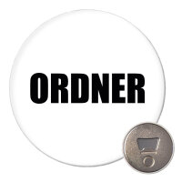 Magnet Ordner Schriftzug 59mm Kühlschrankmagnet Flaschenöffner