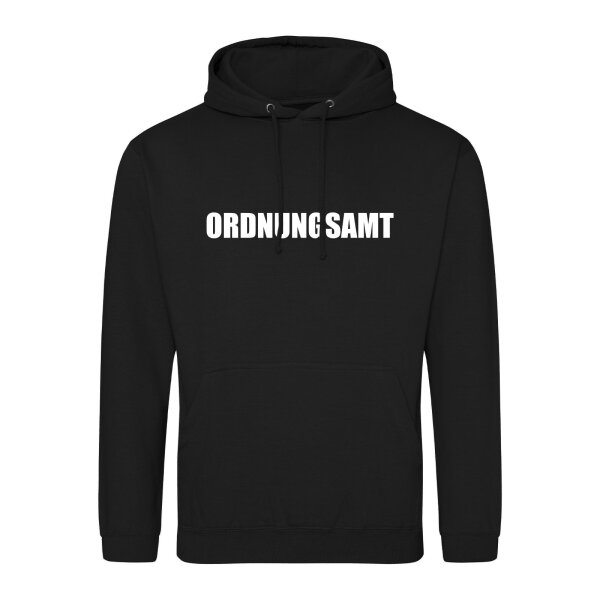 Unisex Hoodie Ordnungsamt Schriftzug Größe S-3XL