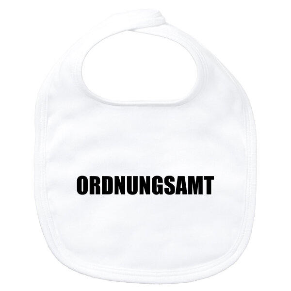 Baby Lätzchen Ordnungsamt Schriftzug