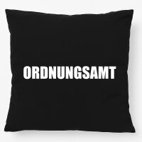 Kissen Ordnungsamt Schriftzug 40x40cm