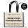Jutetasche Ordnungsamt Schriftzug 21 Liter Black