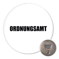 Magnet Ordnungsamt Schriftzug 59mm Kühlschrankmagnet...