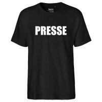 Herren T-Shirt Presse Schriftzug