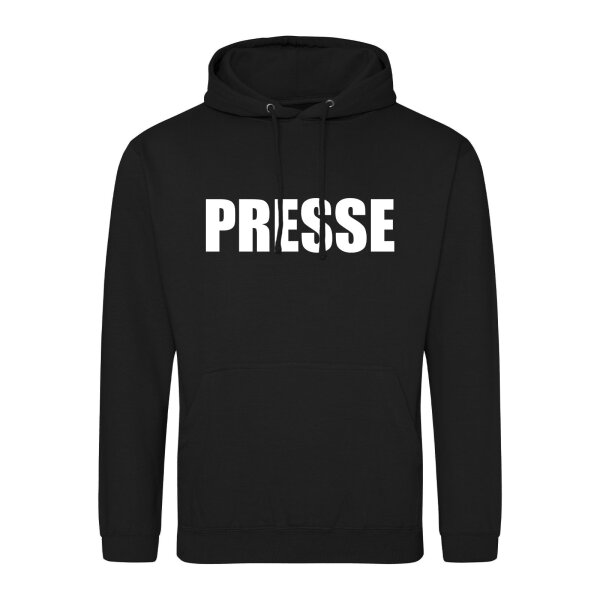 Unisex Hoodie Presse Schriftzug Größe S-3XL