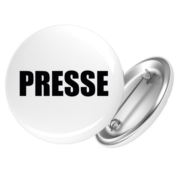 Button Presse Schriftzug