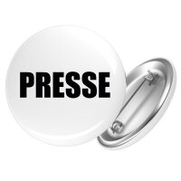 Button Presse Schriftzug