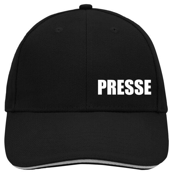 Cappy Mütze Presse Schriftzug